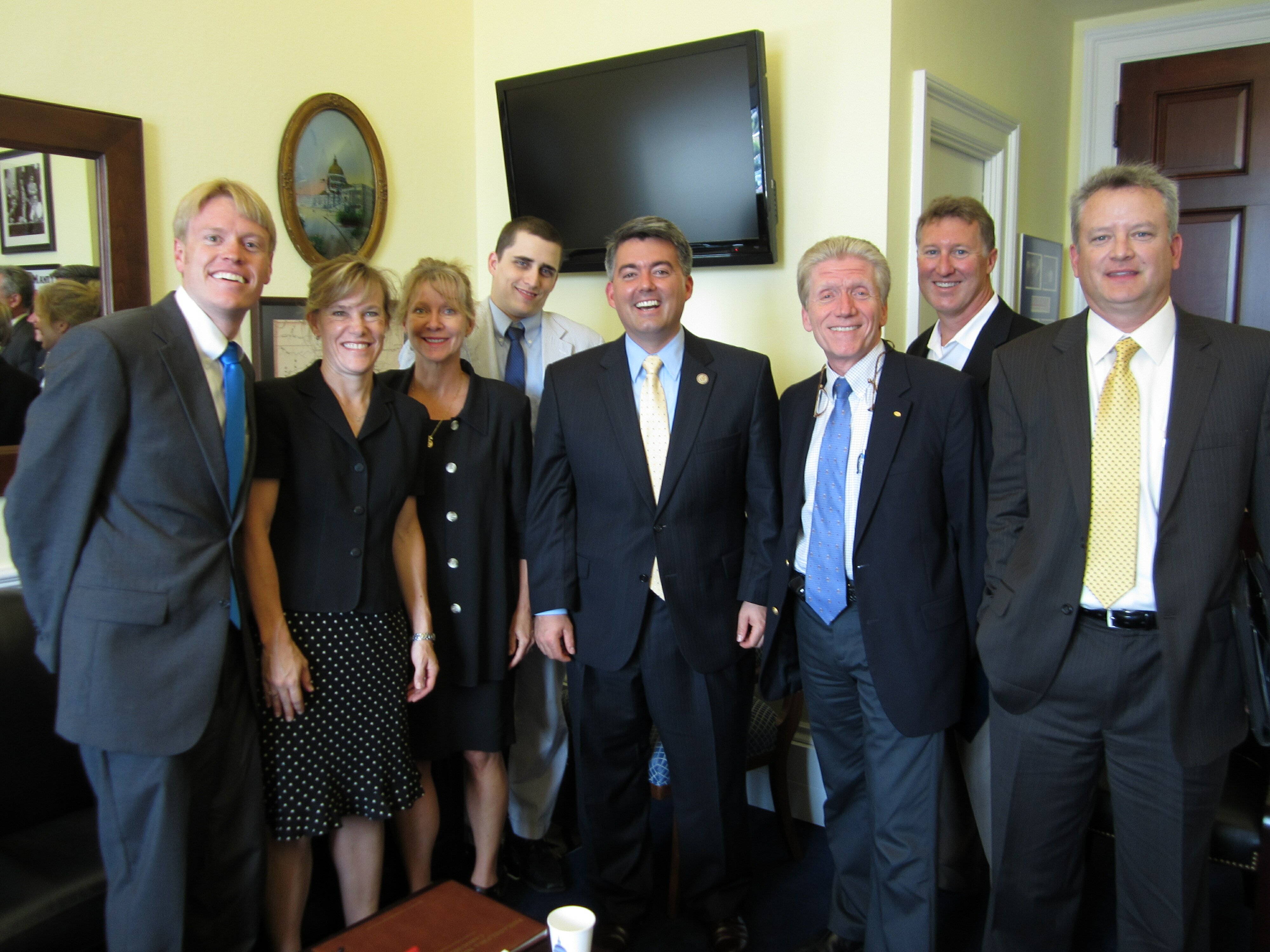 CASCA Board with Representative Cory Gardner (R-4th)